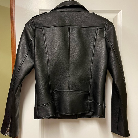 BB Dakota Amelie textured vegan leather jacket - Picture 2 of 3